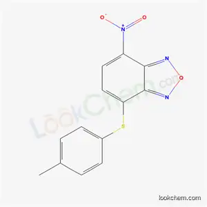 Molecular Structure of 53619-61-7 (4-[(4-methylphenyl)sulfanyl]-7-nitro-2,1,3-benzoxadiazole)