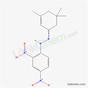 Molecular Structure of 3261-55-0 (1-(2,4-dinitrophenyl)-2-(3,5,5-trimethylcyclohex-2-en-1-ylidene)hydrazine)