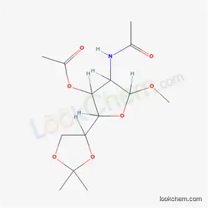 Molecular Structure of 50605-05-5 (methyl 3-O-acetyl-2-(acetylamino)-2-deoxy-5,6-O-(1-methylethylidene)hexofuranoside)