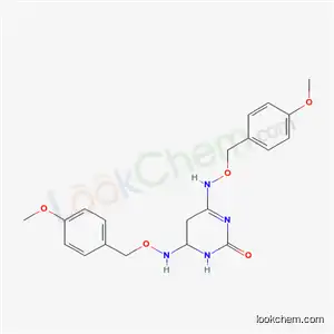 4,6-bis{[(4-methoxybenzyl)oxy]amino}-5,6-dihydropyrimidin-2(1H)-one