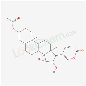 Bufa-20,22-dienolide, 3- (acetyloxy)-14,15-epoxy-16-hydroxy-, (3.beta.,5.beta.,15.beta.,16.beta.)- cas  4026-96-4