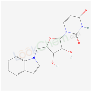 Uridine, 5-deoxy-5- (1H-indol-1-yl)- cas  51724-42-6