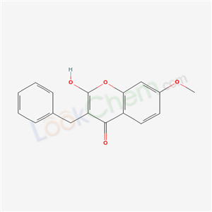 3-benzyl-2-hydroxy-7-methoxy-chromen-4-one cas  59108-86-0