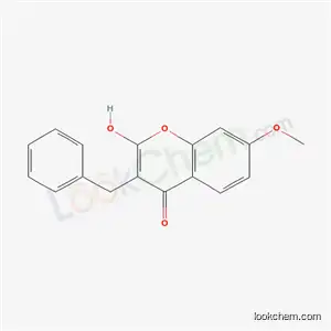 Molecular Structure of 59108-86-0 (3-benzyl-2-hydroxy-7-methoxy-4H-chromen-4-one)