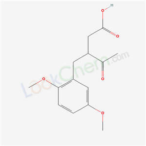 3-[(2,5-dimethoxyphenyl)methyl]-4-oxo-pentanoic acid cas  33654-65-8