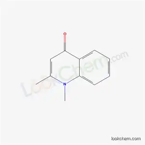 Molecular Structure of 6760-40-3 (1,2-DiMethylquinolin-4(1H)-one)