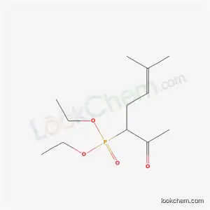 Molecular Structure of 57654-92-9 (diethyl (6-methyl-2-oxohept-5-en-3-yl)phosphonate)