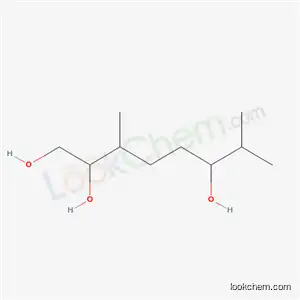 Molecular Structure of 57197-01-0 (3,7-dimethyloctane-1,2,6-triol)