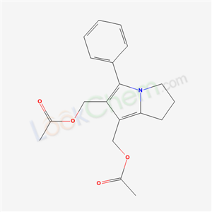 [2-(acetyloxymethyl)-3-phenyl-6,7-dihydro-5H-pyrrolizin-1-yl]methyl acetate cas  62522-82-1