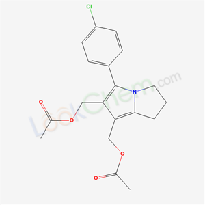 [2-(acetyloxymethyl)-3-(4-chlorophenyl)-6,7-dihydro-5H-pyrrolizin-1-yl]methyl acetate cas  62522-80-9