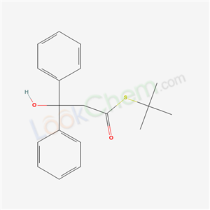 3-hydroxy-3,3-diphenyl-1-tert-butylsulfanyl-propan-1-one cas  58058-57-4