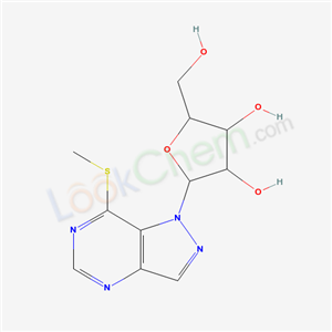 7-(methylsulfanyl)-1-pentofuranosyl-1H-pyrazolo[4,3-d]pyrimidine