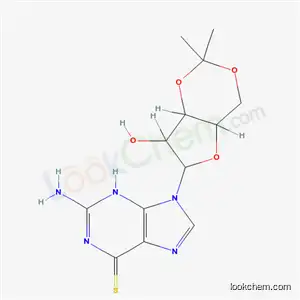 2-amino-9-(7-hydroxy-2,2-dimethyl-4a,6,7,7a-tetrahydro-4H-furo[3,2-d][1,3]dioxin-6-yl)-3H-purine-6-thione