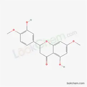 4H-1-Benzopyran-4-one, 2,3-dihydro-5-hydroxy-2-(3-hydroxy-4-methoxyphenyl)-7-methoxy-, (2S)-