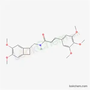 N-((3,4-Dimethoxybicyclo(4.2.0)octa-1,3,5-trien-7-yl)methyl)-3-(3,4,5-trimethoxyphenyl)acrylamide