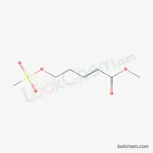 Molecular Structure of 62592-76-1 (methyl 5-[(methylsulfonyl)oxy]pent-2-enoate)