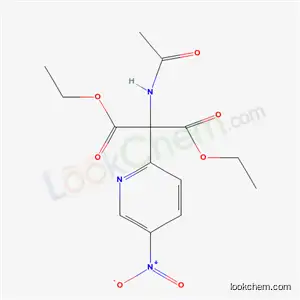 diethyl (acetylamino)(5-nitropyridin-2-yl)propanedioate