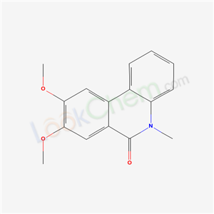 8,9-dimethoxy-5-methyl-phenanthridin-6-one cas  52050-44-9