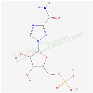 [(2R,3R,4R,5R)-5-(3-carbamoyl-1,2,4-triazol-1-yl)-3,4-dihydroxy-oxolan-2-yl]methoxyphosphonic acid cas  40925-28-8