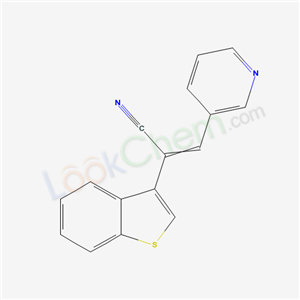 2-benzothiophen-3-yl-3-pyridin-3-yl-prop-2-enenitrile cas  59237-09-1