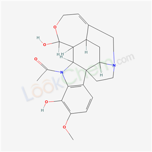 Curan-12,17-diol,1-acetyl-19,20-didehydro- 17,18-epoxy-11-methoxy-,(17S)-  cas  18797-85-8