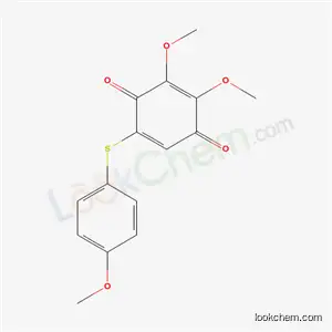 2,3-dimethoxy-5-[(4-methoxyphenyl)sulfanyl]cyclohexa-2,5-diene-1,4-dione