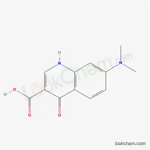 Molecular Structure of 63463-22-9 (7-(dimethylamino)-4-oxo-1,4-dihydroquinoline-3-carboxylic acid)