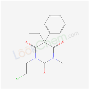 1-(2-chloroethyl)-5-ethyl-3-methyl-5-phenyl-1,3-diazinane-2,4,6-trione cas  61327-79-5