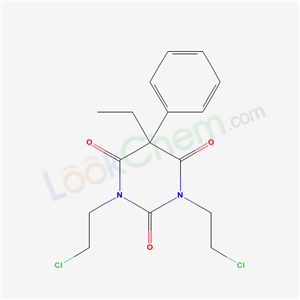 1,3-bis(2-chloroethyl)-5-ethyl-5-phenyl-1,3-diazinane-2,4,6-trione cas  57563-05-0