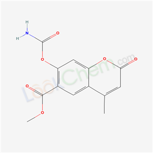 methyl 7-carbamoyloxy-4-methyl-2-oxo-chromene-6-carboxylate cas  60432-41-9