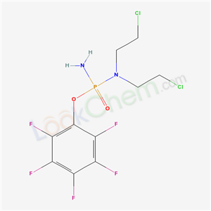 N-[amino-(2,3,4,5,6-pentafluorophenoxy)phosphoryl]-2-chloro-N-(2-chloroethyl)ethanamine cas  70539-68-3