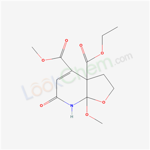 ethyl methyl 1-methoxy-3-oxo-9-oxa-2-azabicyclo[4.3.0]non-4-ene-5,6-dicarboxylate cas  59909-63-6