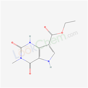 ethyl 3-methyl-2,4-dioxo-3,5,9-triazabicyclo[4.3.0]nona-7,10-diene-7-carboxylate cas  59495-66-8