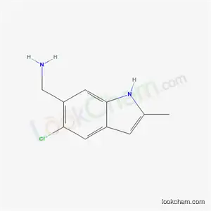 1-(5-chloro-2-methyl-1H-indol-6-yl)methanamine