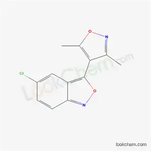 Molecular Structure of 60467-25-6 (5-chloro-3-(3,5-dimethyl-1,2-oxazol-4-yl)-2,1-benzoxazole)