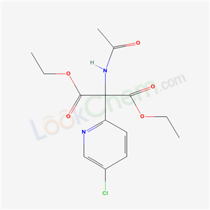 diethyl (acetylamino)(5-chloropyridin-2-yl)propanedioate