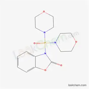 Molecular Structure of 59349-95-0 (3-(dimorpholin-4-ylphosphoryl)-1,3-benzoxazol-2(3H)-one)