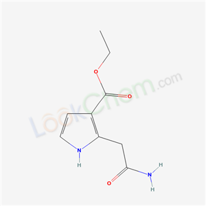 ethyl 2-(carbamoylmethyl)-1H-pyrrole-3-carboxylate cas  65523-04-8