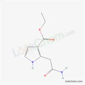 Molecular Structure of 65523-04-8 (ethyl 2-(2-amino-2-oxoethyl)-1H-pyrrole-3-carboxylate)