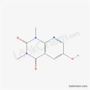 Molecular Structure of 59588-20-4 (6-hydroxy-1,3-dimethylpyrido[2,3-d]pyrimidine-2,4(1H,3H)-dione)
