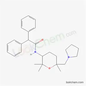 1,5-anhydro-2,3,4,6-tetradeoxy-2-[(diphenylacetyl)amino]-1,1,5-trimethyl-6-pyrrolidin-1-ylhexitol