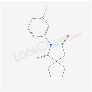 8-(3-chlorophenyl)-8-azaspiro[4.4]nonane-7,9-dione cas  61343-13-3