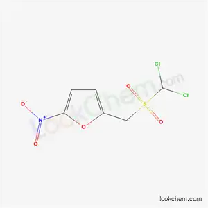 Molecular Structure of 59236-88-3 (2-{[(dichloromethyl)sulfonyl]methyl}-5-nitrofuran)