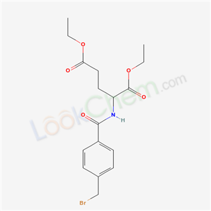 diethyl 2-[[4-(bromomethyl)benzoyl]amino]pentanedioate cas  70583-33-4
