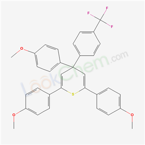 2,4,6-tris(4-methoxyphenyl)-4-[4-(trifluoromethyl)phenyl]thiopyran cas  63072-28-6