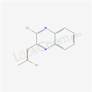 2-chloro-3-(2-chloroprop-1-enyl)quinoxaline cas  63186-23-2