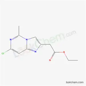 ethyl (7-chloro-5-methylimidazo[1,2-c]pyrimidin-2-yl)acetate