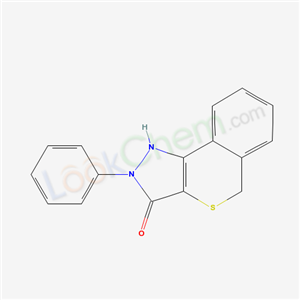 2-Phenyl-1,2-dihydroisothiochromeno(4,3-c)pyrazol-3(5H)-one cas  59961-27-2