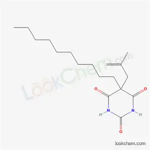 Molecular Structure of 52625-90-8 (5-decyl-5-(2-methylprop-2-en-1-yl)pyrimidine-2,4,6(1H,3H,5H)-trione)