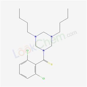 (3,5-dibutyl-1,3,5-triazinan-1-yl)(2,6-dichlorophenyl)methanethione